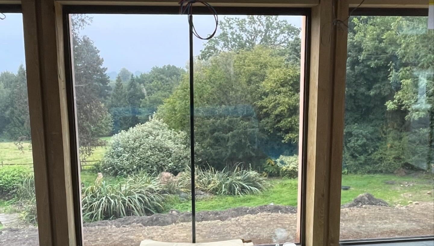 Oak-framed extension overlooking St Julian's, Near Sevenoaks: photo 1