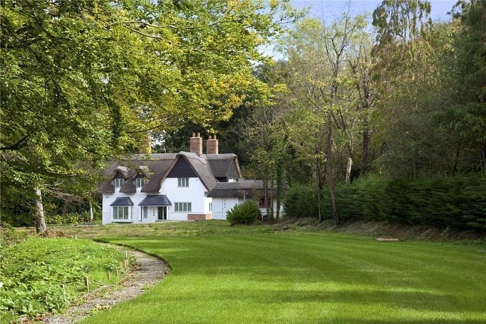 New build with thatched roof and heated pool, Sevenoaks: photo 7